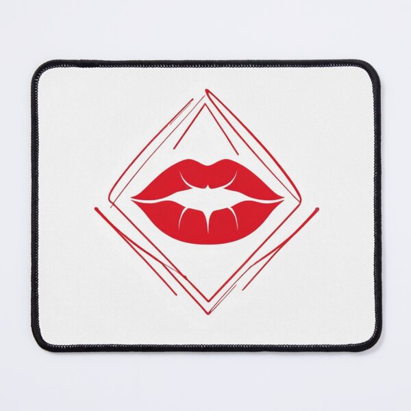 Item preview, Red Lips in Diamond Shape designed and sold by RAISC.