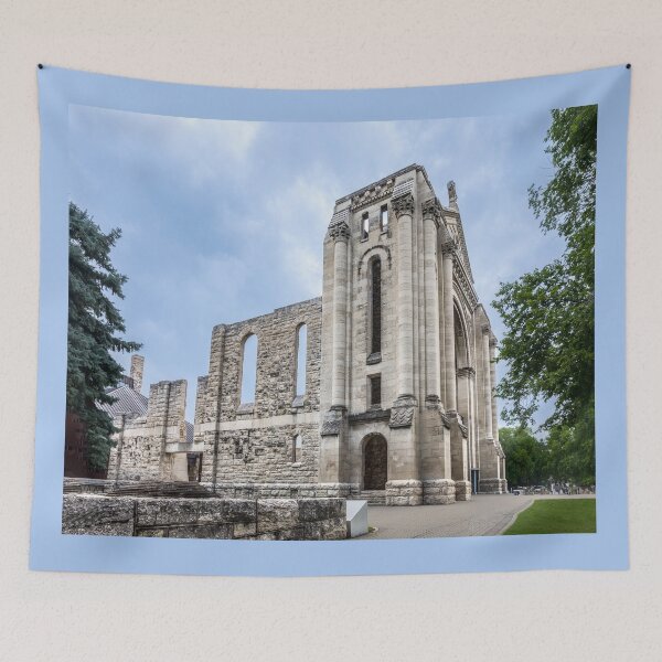 Item preview, Historic Facade of Saint Boniface Cathedral Winnipeg designed and sold by Debra Martz.