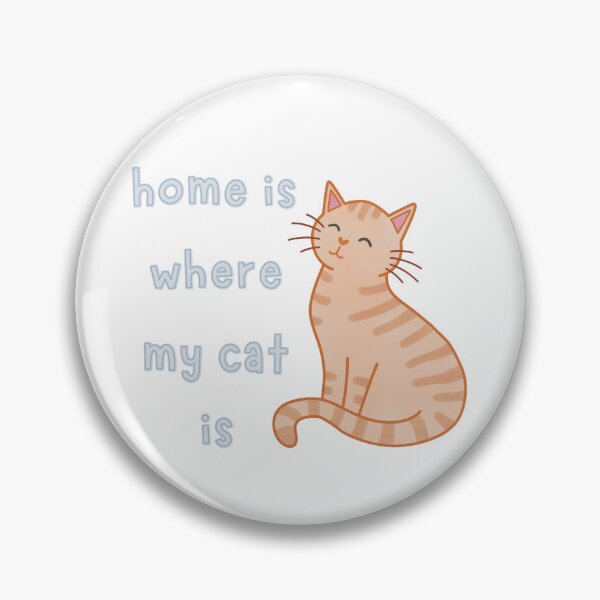 Item preview, Orange Tabby Cat Home Is Where My Cat Is Cute Funny designed and sold by winterpumpkin.