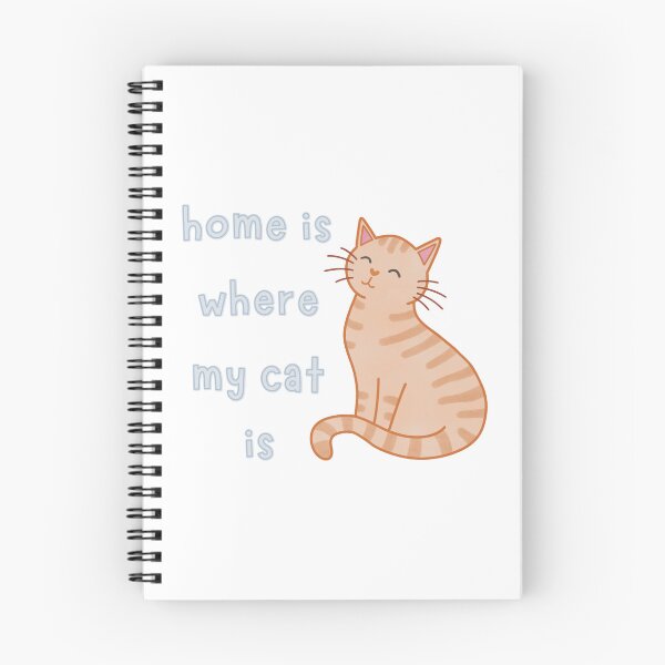 Item preview, Orange Tabby Cat Home Is Where My Cat Is Cute Funny designed and sold by winterpumpkin.