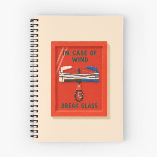 Item preview, In Case of Wind Break Glass Funny Kitesurf Emergency Box .No2 designed and sold by Islabonita..