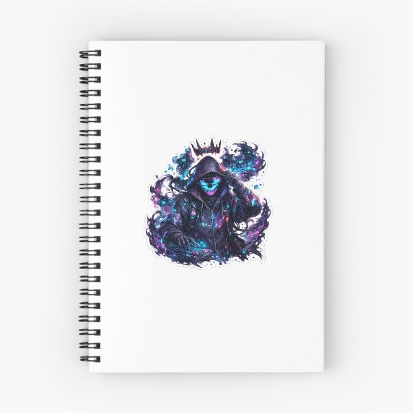 Item preview, Neon Skull Hacker – Cyberpunk Sticker designed and sold by blossomfun.