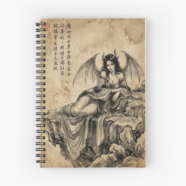 Item preview, The Succubus's Allure Sumi-e Ink Wash designed and sold by DuckOddity.