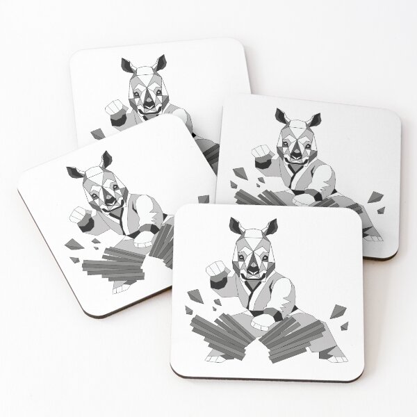 Item preview, Rey the Rhino – Board Breaking Karate Champion designed and sold by MORRAx.