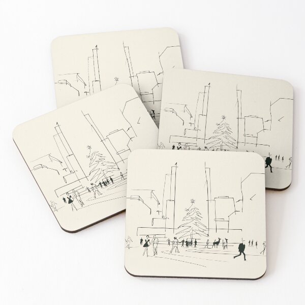 Item preview, City Skaters by Rockefeller Center - The New York Series #18 designed and sold by lautir.