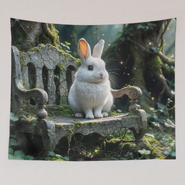 Item preview, Forest Spirit Rabbit – Enchanted Garden designed and sold by BroPagandaPanda.