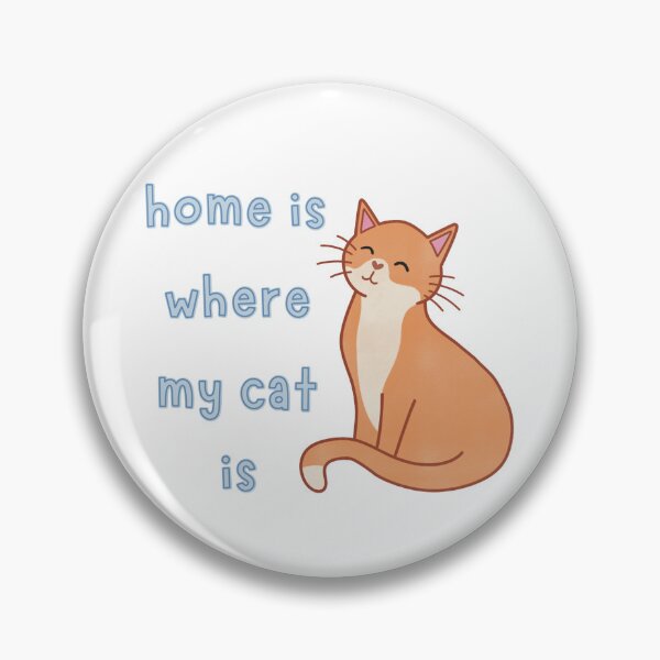 Item preview, Orange Cat Home Is Where My Cat Is Cute Funny designed and sold by winterpumpkin.