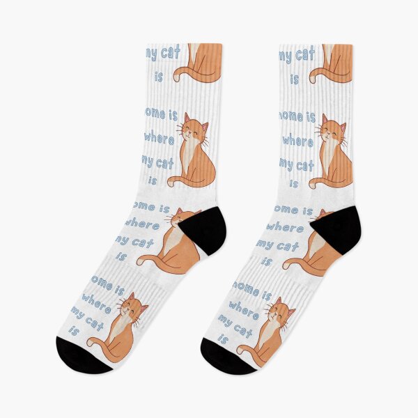 Item preview, Orange Cat Home Is Where My Cat Is Cute Funny designed and sold by winterpumpkin.