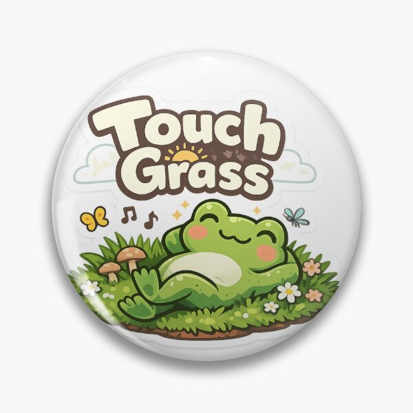 Item preview, Touch Grass designed and sold by NovaSticker Studio.