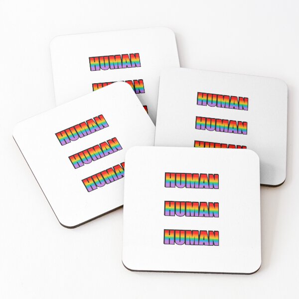 Item preview, HUMAN rainbow LGBT Pride designed and sold by Inspirationmotivation.