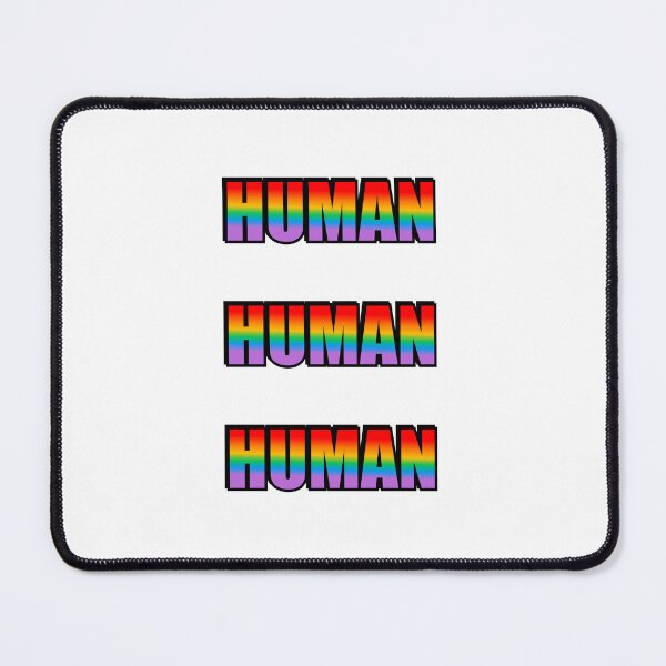 Item preview, HUMAN rainbow LGBT Pride designed and sold by Inspirationmotivation.