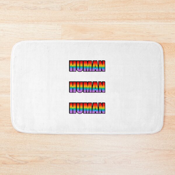 Item preview, HUMAN rainbow LGBT Pride designed and sold by Inspirationmotivation.