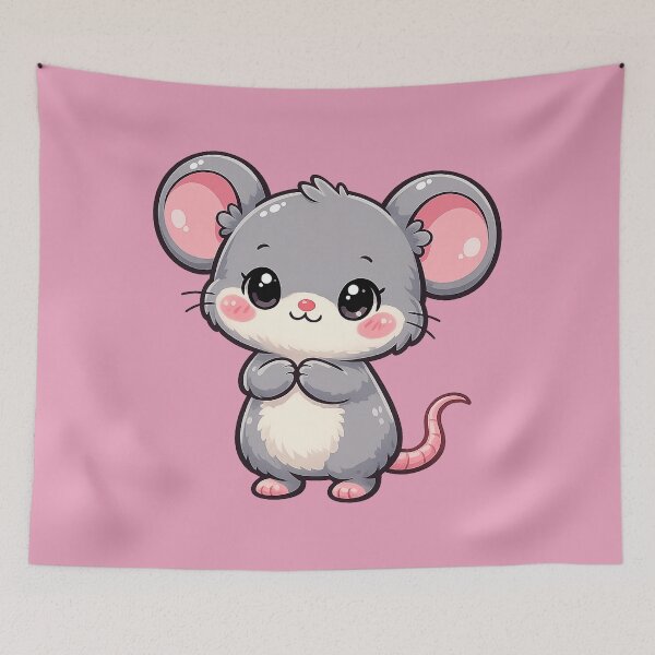 Item preview, Cute Kawaii Mousy designed and sold by odkocreative.