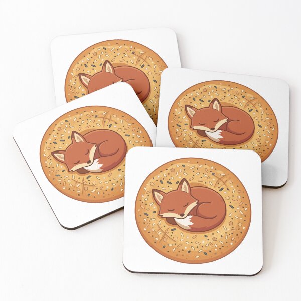 Item preview, Cute Red Fox Sleeping Everything Bagel designed and sold by Arc2020.