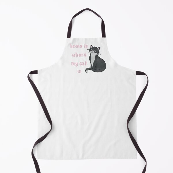 Item preview, Black and White Tuxedo Cat Home Is Where My Cat Is Cute Funny designed and sold by winterpumpkin.