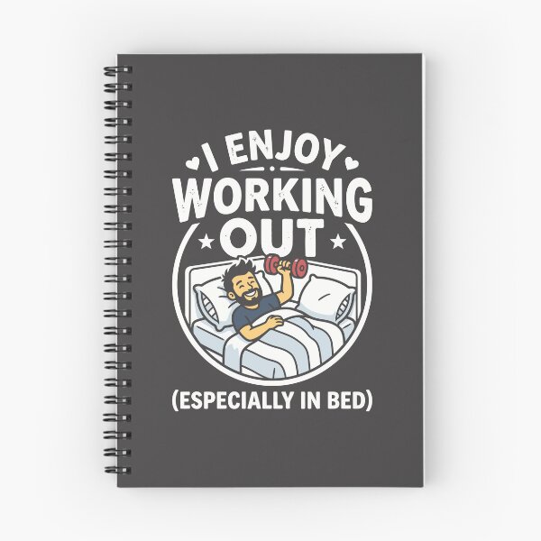 Item preview, I Enjoy Working Out Especially In Bed Lazy Fitness designed and sold by Amir Faysal.