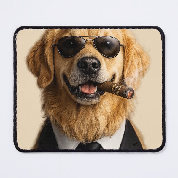 Item preview, Boss Golden Retriever designed and sold by BagFactoryUK.