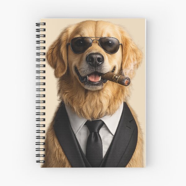 Item preview, Boss Golden Retriever designed and sold by BagFactoryUK.