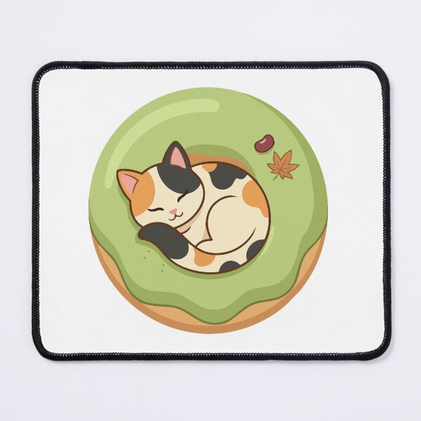 Item preview, Calico Cat Japanese Matcha Green Tea Donut designed and sold by ArcApparel2020.