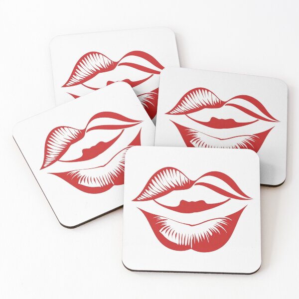 Item preview, Red Lips Sticker Style designed and sold by RAISC.
