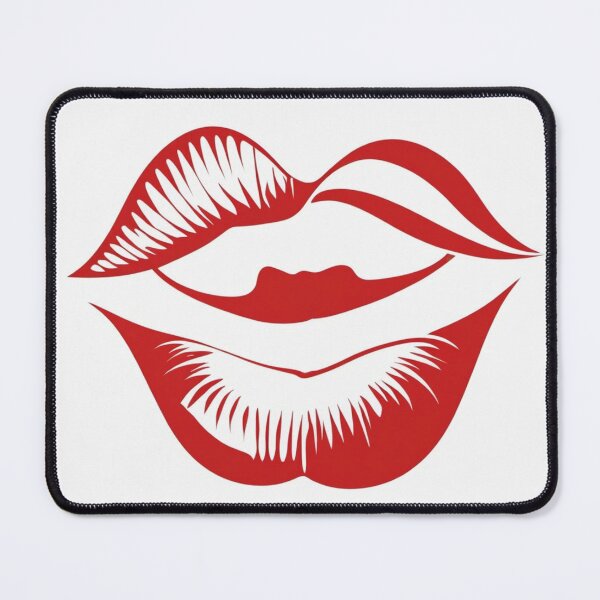 Item preview, Red Lips Sticker Style designed and sold by RAISC.