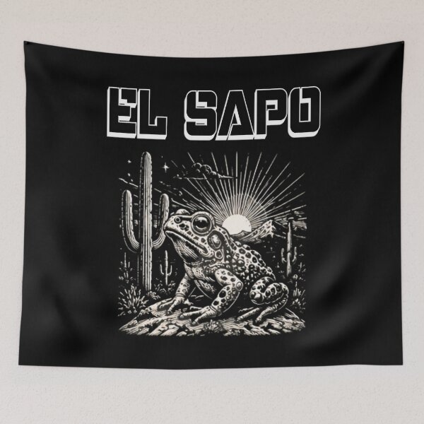 Item preview, El Sapo Desert Toad Retro Southwest Spiritual Meditation Healing designed and sold by Jt41.