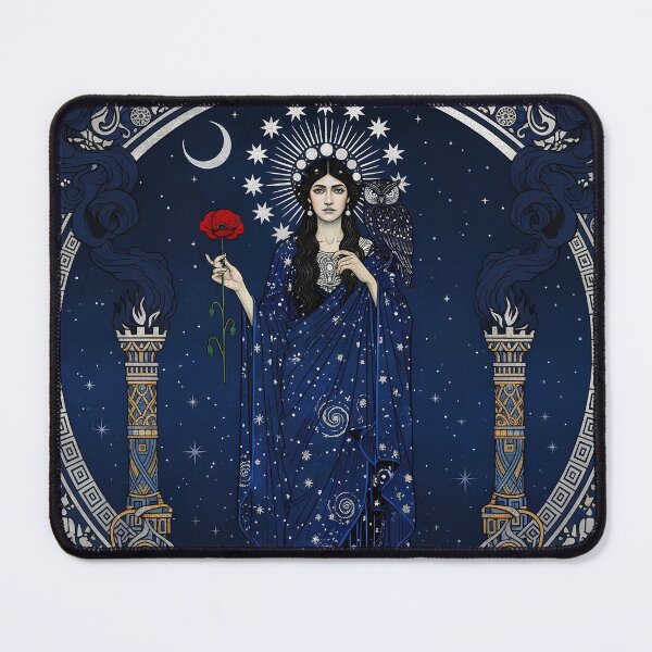 Item preview, Nyx Goddess of Night | Ancient Greek Mythology Wall Art designed and sold by Stoneflower-Art.