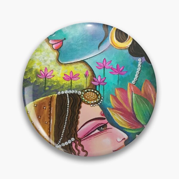 Item preview, Divine couple of Radh and Krishna  designed and sold by anjaliswami.