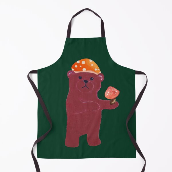 Item preview, Mushroom Loving Funny Bear designed and sold by glowvim.