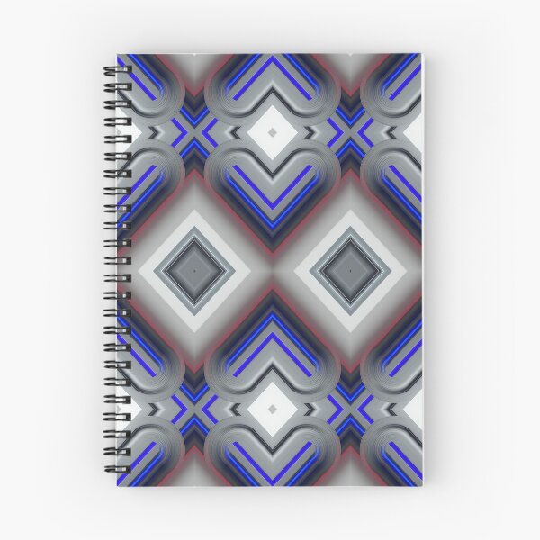 Item preview, Blue Neon Geometric Seamless Pattern with Modern Diamond Shapes designed and sold by ScreenPin.