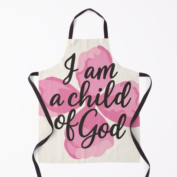 Item preview, I Am a Child of God Christian Floral Typography Illustration designed and sold by minbadesign.