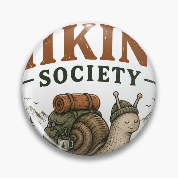 Item preview, Slow Hiking Society Nature Snail Adventure designed and sold by TeeVerse27.