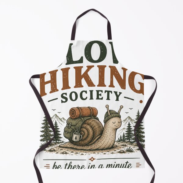 Item preview, Slow Hiking Society Nature Snail Adventure designed and sold by TeeVerse27.