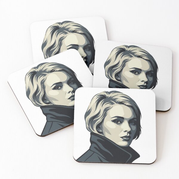 Item preview, Jean Seberg Portrait designed and sold by tigrootiger.