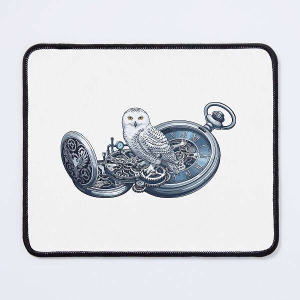 Item preview, Snowy Owl Mechanical Winter Steampunk Timepiece designed and sold by ArcApparel2020.