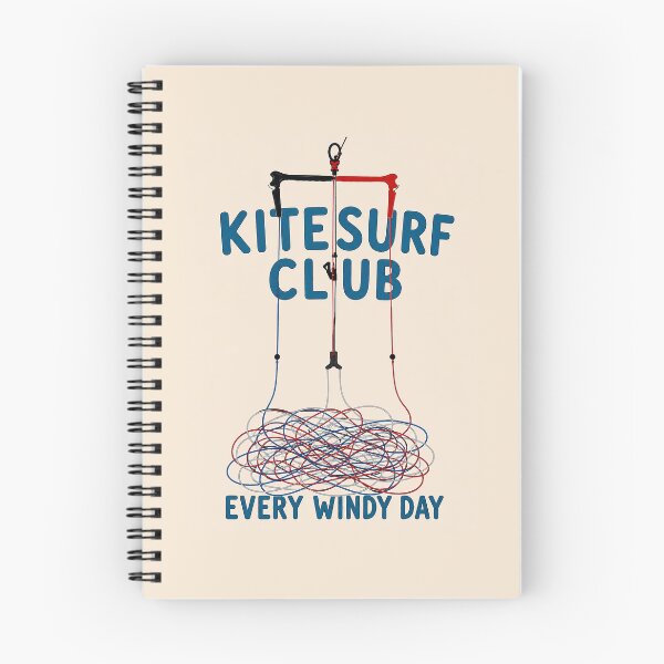 Item preview, Kitesurf Club Every Windy Day Vintage Beach Poster designed and sold by Islabonita..