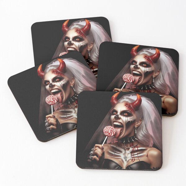 Item preview, Demon Bride Licking Swirl Lollipop designed and sold by Voodoo Store Paranormal Collections.