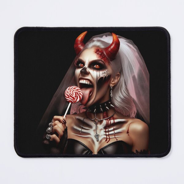 Item preview, Demon Bride Licking Swirl Lollipop designed and sold by Voodoo Store Paranormal Collections.