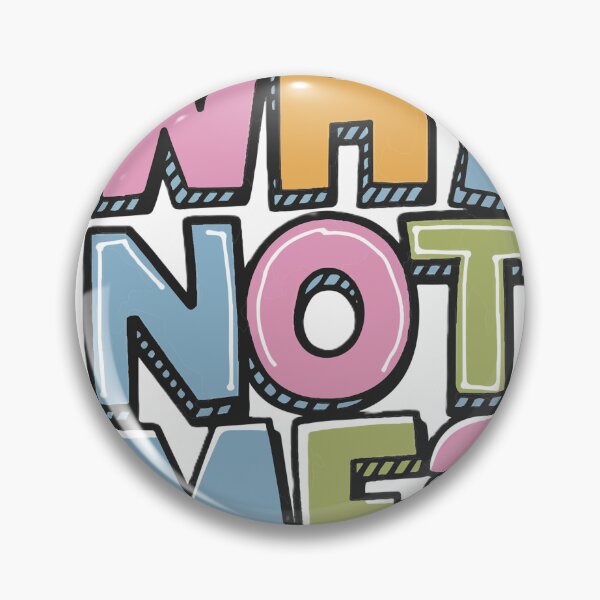 Item preview, Why Not Me? Motivational Typography Illustration designed and sold by ArhaanFashions.