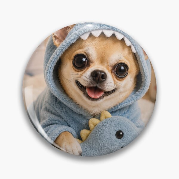 Item preview, Cute Chihuahua Dinosaur Hoodie designed and sold by BagFactoryUK.
