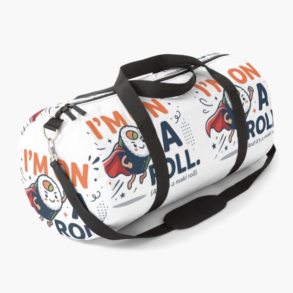 Item preview, I'm On A Roll Funny Cute Sushi Maki Superhero designed and sold by Amir Faysal.