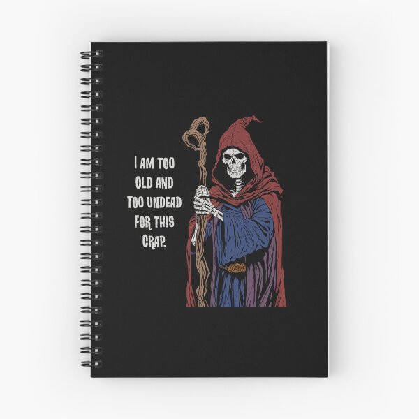 Item preview, Too Old and Too Undead designed and sold by Zappit-Designs.