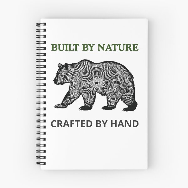 Item preview, Build by Nature. Crafted by hand.The Wild Artisan Bear Woodcut T- shirts designed and sold by LeSoniPapaPrint.