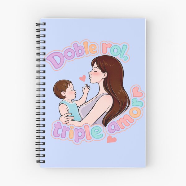 Item preview, Double Role Triple Love | Gift for Working Mom | Kawaii Mother and Child Art designed and sold by Kittcatking.