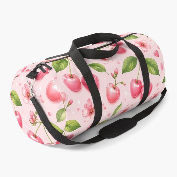 Item preview, Pink Cherry Seamless Pattern Fruit Print designed and sold by Aramdesing.