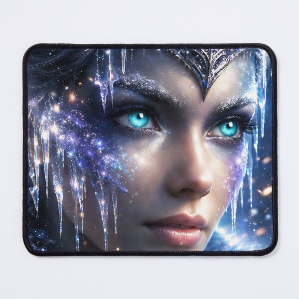 Item preview, Cosmic Ice Queen – Frost & Starlight designed and sold by BroPagandaPanda.