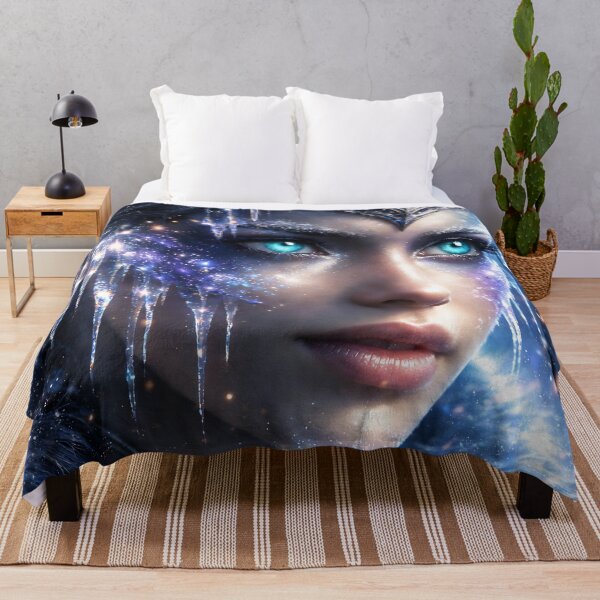 Item preview, Cosmic Ice Queen – Frost & Starlight designed and sold by BroPagandaPanda.
