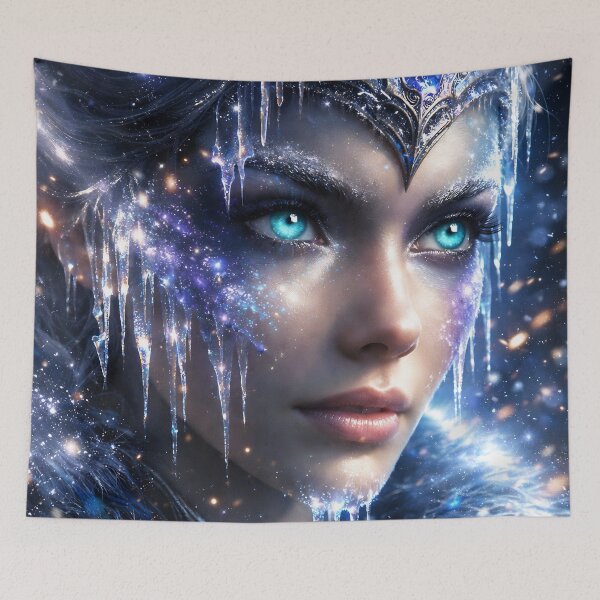 Item preview, Cosmic Ice Queen – Frost & Starlight designed and sold by BroPagandaPanda.