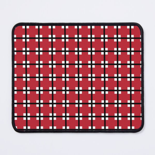 Item preview, Red Black & White Overlapping Squares designed and sold by Digitalmyth's Designs.