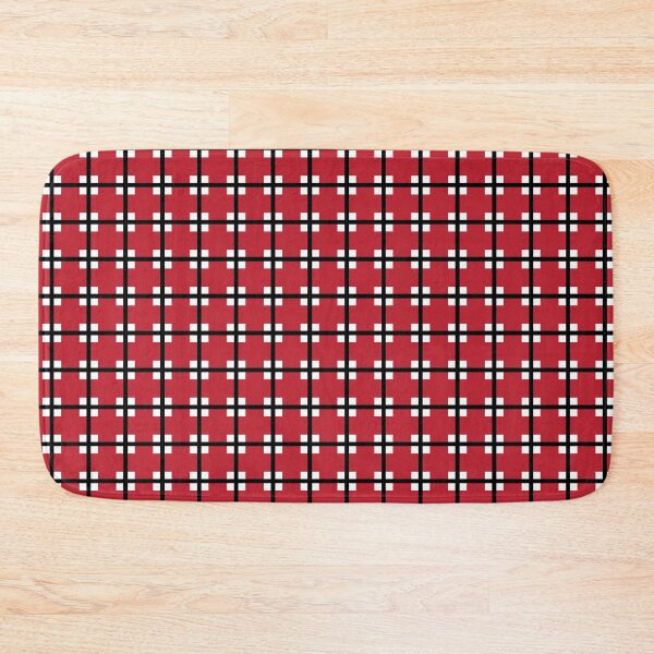 Item preview, Red Black & White Overlapping Squares designed and sold by Digitalmyth's Designs.